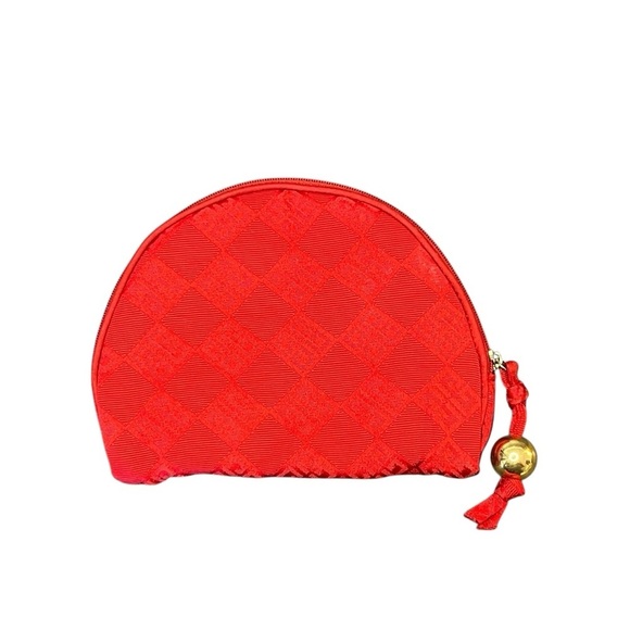 Givenchy Vintage Parfumes Red Pouch with Gold Bead - Picture 6 of 6